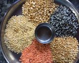 A picture of step 1 of Panchrangi dal tadka.