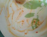 A picture of step 3 of Fried yam and attarodo sauce.