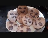A picture of step 3 of Hershey's Chocolate idli.