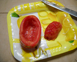 Foto del paso 7 de la receta: Tomates rellenos de arroz, con y sin atun (sin mayonesa)