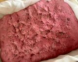 A picture of step 8 of Pink Beet Focaccia.