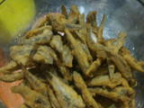 Teri basah goreng tepung