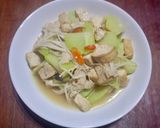 Foto langkah ke 5 dari resep Tumis Labu Tahu Jamur Enoki.