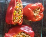 Foto del paso 5 de la receta: Pimentones rellenos de carne y vegetales