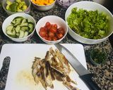 A picture of step 2 of Chicken mango avocado salad.