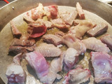 Paella con caracoles y verdura