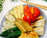 煙燻旗魚卵輕食沙拉的食譜步驟3照片