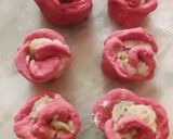 A picture of step 1 of Beetroot rose vapa pitha.