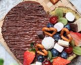 Foto langkah ke 7 dari resep Brownies Hias bentuk Hati.