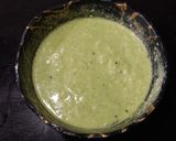 A picture of step 2 of Kiwi Srikhand.