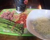 Foto del paso 3 de la receta: Pizza con masa de brócoli 🥦 (sin horno, en sartén)