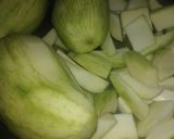 A picture of step 1 of Kachche aam ka Gudamba.