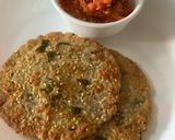 A picture of step 3 of Oats Jeera Bhakri With Tomato 🍅 Peanut 🥜 Chutney.