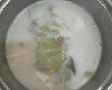 Foto langkah ke 8 dari resep Sayur Labu santan + tahu & daging sapi giling (menu bayik 14m).