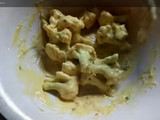 Crispy cauliflower pakoda