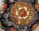A picture of step 5 of Kachariyu pak(Gujarat's winter sweet).