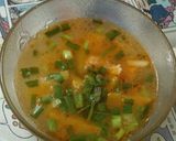 Hình bước làm 2 của món Bí đỏ nấu canh tôm