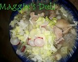 A picture of step 7 of Pork Pozole with Pork Head.