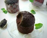 Foto langkah ke 6 dari resep Eggless Choco Muffin #PR_Muffin.
