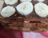 A picture of step 7 of Choco walnut bread pudding dessert.