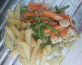 Foto langkah ke 4 dari resep Crispy beefsteak with blackpepper sauce.