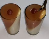 A picture of step 7 of Thandai Orange Mousee....no Gelatin.