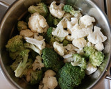 Foto del paso 1 de la receta: Sopa de brócoli y coliflor