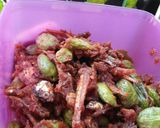 Foto langkah ke 4 dari resep Sambal pete teri.
