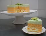 Foto del paso 12 de la receta: Tarta mousse de durazno y limón