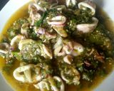 Foto langkah ke 8 dari resep Cumi Cumi Cabe Hijau.