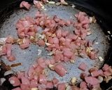 Foto langkah ke 4 dari resep Pasta Kentang Saus Bayam Carbonara "Low Budget".