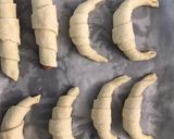 Foszlós tejes kifli recept fázis 6 fotója