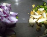 A picture of step 3 of Soyabeans and potatoes.