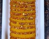 A picture of step 6 of Eggless Whole Wheat Mango Cake.