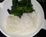 Foto langkah ke 1 dari resep MPasi 6m+(nasi tahu bayam).