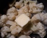 A picture of step 3 of Hominy and Cauliflower in a Cheesey Sauce.