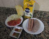 Foto del paso 1 de la receta: Arepas Con Chorizo