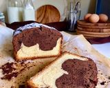 A picture of step 9 of Chocolate & Vanilla “Spanish plum-cake”!!.