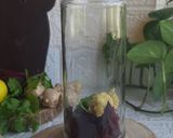 A picture of step 1 of Beetroot detox water.