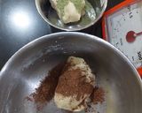 Foto langkah ke 2 dari resep Choco and Matcha Cookies(557).