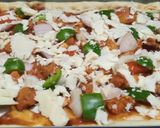 A picture of step 3 of Spicy jalapenos pizza.
