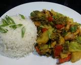 Chicken mix veggies with white rice recipe step 9 photo