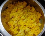 A picture of step 1 of Rajwadi Khichdi.