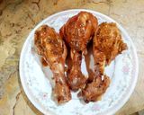 A picture of step 3 of Namkeen chicken legs.