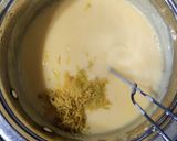 Citromkrémes habos sütemény matcha teaporral (szénhidrátszegény, tejmentes) 1 szelet=5-6 g ch recept fázis 3 fotója