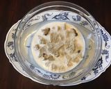 A picture of step 1 of California Farm Liver Dumpling Soup.