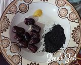 A picture of step 2 of Chia Seeds covered Dates.