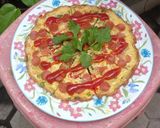 Foto langkah ke 7 dari resep Pizza Telur Dadar Entahlah 19.4.