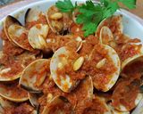 Foto del paso 6 de la receta Almejas con piñones y salsa de tomates secos