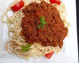 A picture of step 6 of Spaghetti Bolognese (Italian Style).